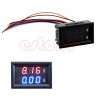 Voltmetru ampermetru DC 100V 10A culoare rosu+albastru