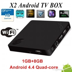 Mini PC TV Box Beelink X2 4K H.265 Quad Core Android 4.4M 1GB RAM DDR3 8GB Flash Wifi HDMI