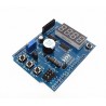 Modul multifunctional cu 4 digiti, senzor temperatura Ds18b20 si LM35, butoane, interfata pentru bluetooth si buzer