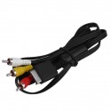Cablu 1.8m RCA audio video pentru Sony Playstation PS2 PS3