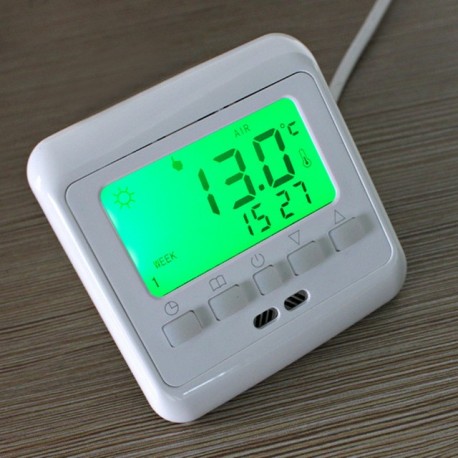 Intrerupator cu termostat programabil si ecran LCD 220V